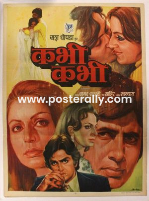 Buy Kabhi Kabhie 1976 Movie Poster. Starring Amitabh Bachchan, Raakhee, Shashi Kapoor, Waheeda Rehman, Rishi Kapoor, Neetu Singh and Simi Grewal.