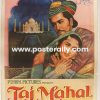 Buy Taj Mahal 1963 Movie Poster. Starring Pradeep Kumar, Bina Rai, Rehman. Directed by M Sadiq. Buy Vintage handpainted Bollywood Posters online.