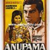 Buy Anupama 1966 Original Bollywood Movie Poster. Starring Dharmendra, Sharmila Tagore, Shashikala and Surekha Pandit. Directed by Hrishikesh Mukherjee.